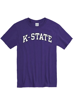 K-State Wildcats Purple Arch Short Sleeve T Shirt