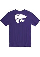 K-State Wildcats Purple Arch Short Sleeve T Shirt