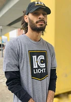 Rally Pittsburgh Graphite IC Light Short Sleeve Fashion T Shirt