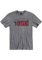 Rally Kansas City Graphite Gates Logo Short Sleeve Fashion T Shirt