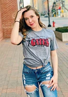 Rally Kansas City Graphite Gates Logo Short Sleeve Fashion T Shirt