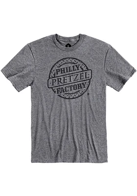 Rally Philadelphia Graphite Philly Pretzel Factory Short Sleeve Fashion T Shirt