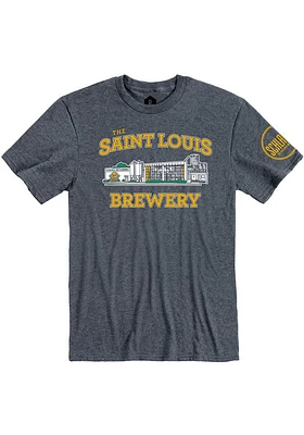 Rally St Louis Navy Blue Schlafly Bottleworks Short Sleeve Fashion T Shirt