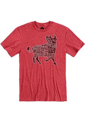 Rally Kansas City Red Jack Stack Short Sleeve Fashion T Shirt