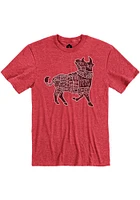 Rally Kansas City Red Jack Stack Short Sleeve Fashion T Shirt
