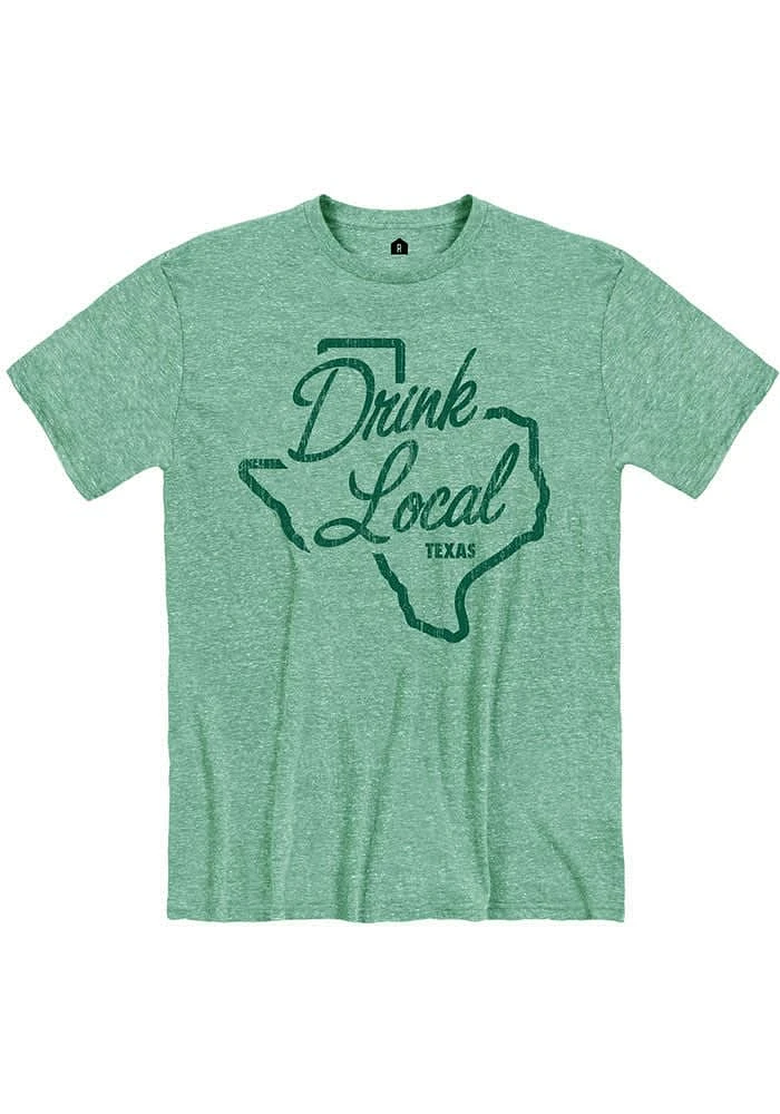 Texas Green Drink Local Short Sleeve Fashion T Shirt