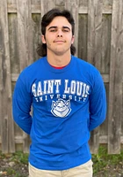 Saint Louis Billikens Blue Arch Long Sleeve T Shirt