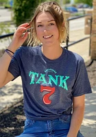 Rally Kansas City Navy Blue Boulevard Short Sleeve Fashion T Shirt