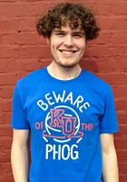 Rally Kansas Jayhawks Beware of the Phog Neon Short Sleeve Fashion T Shirt