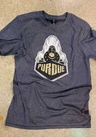 Purdue Boilermakers Black Big Logo Short Sleeve T Shirt