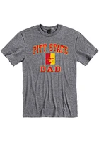 Pitt State Gorillas Dad Graphic Short Sleeve T Shirt
