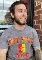 Pitt State Gorillas Dad Graphic Short Sleeve T Shirt