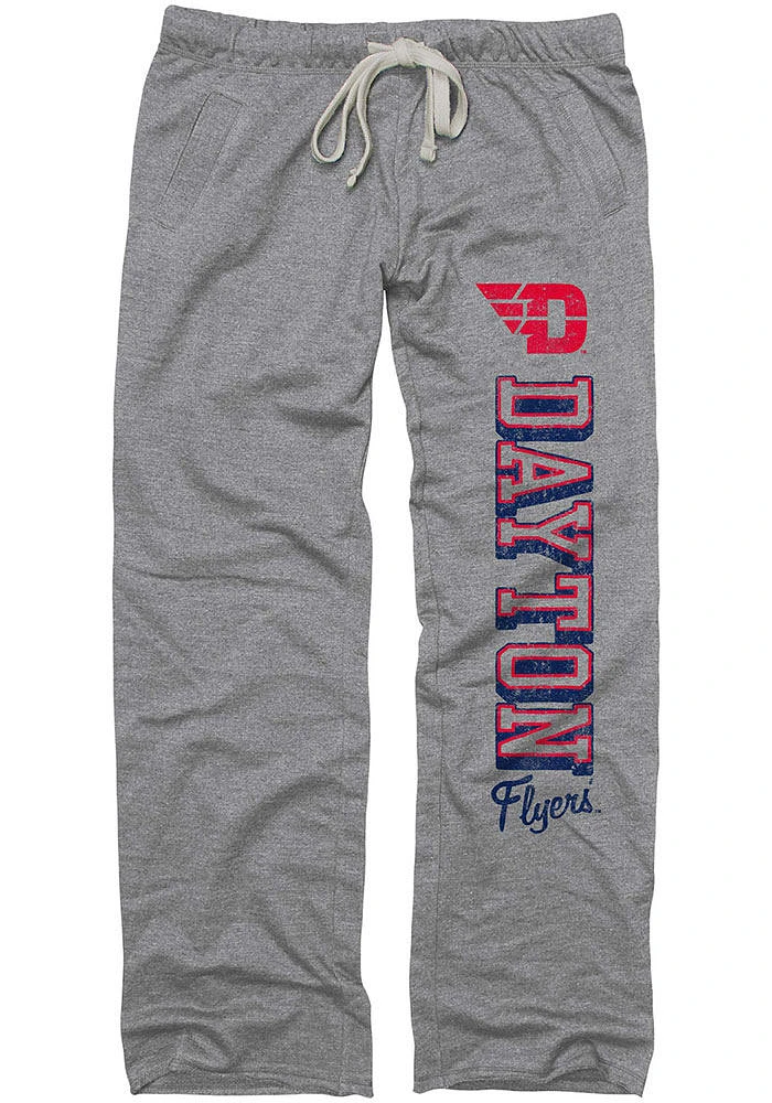 Dayton Flyers Womens Boyfriend Grey Sweatpants