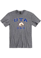 UTA Mavericks Grey Dad Graphic Short Sleeve T Shirt