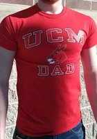 Central Missouri Mules Dad Graphic Short Sleeve T Shirt