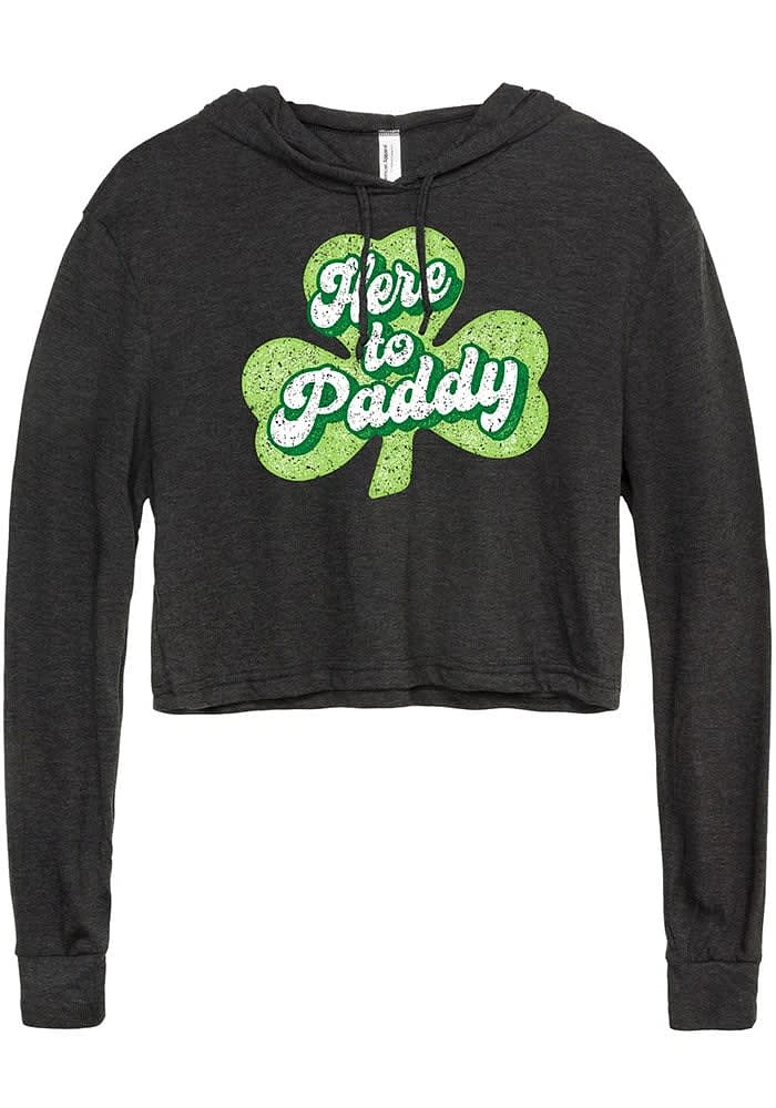 RALLY Womens Black St. Patricks Hooded Sweatshirt