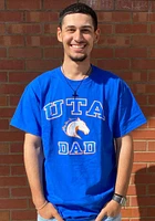 UTA Mavericks Blue Dad Graphic Short Sleeve T Shirt
