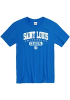Saint Louis Billikens Blue Grandpa Graphic Short Sleeve T Shirt