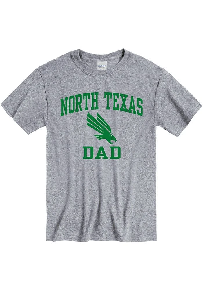 North Texas Mean Green Grey Dad Graphic Short Sleeve T Shirt