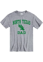 North Texas Mean Green Grey Dad Graphic Short Sleeve T Shirt