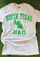 North Texas Mean Green Grey Dad Graphic Short Sleeve T Shirt
