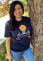 Rally Kansas Navy Blue BTTF On Time Short Sleeve T Shirt