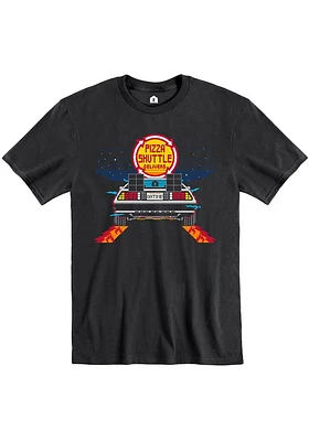 Rally Kansas Black BTTF On Time Short Sleeve T Shirt