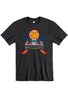 Rally Kansas Black BTTF On Time Short Sleeve T Shirt