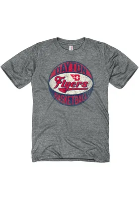 Dayton Flyers Grey Chest Bump Short Sleeve T Shirt