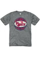 Dayton Flyers Grey Chest Bump Short Sleeve T Shirt