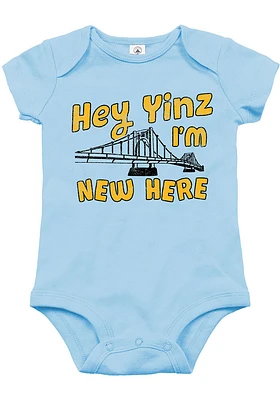 Pittsburgh Baby Yinz Im New Here Short Sleeve One Piece