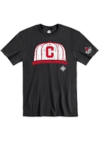 Rally Pittsburgh Crawfords Black Cap Short Sleeve Fashion T Shirt