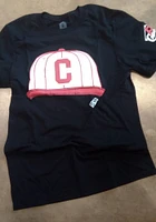 Rally Pittsburgh Crawfords Black Cap Short Sleeve Fashion T Shirt