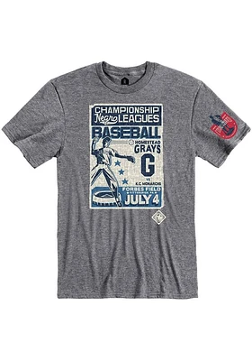 Rally Homestead Grays Graphite Poster Inspired Short Sleeve Fashion T Shirt