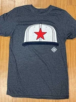 Rally Detroit Stars Navy Blue Cap Short Sleeve Fashion T Shirt