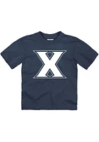 Xavier Musketeers Toddler Navy Blue Primary Logo Short Sleeve T-Shirt