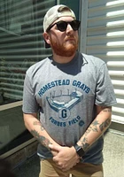 Rally Homestead Grays Graphite Forbes Field Short Sleeve Fashion T Shirt