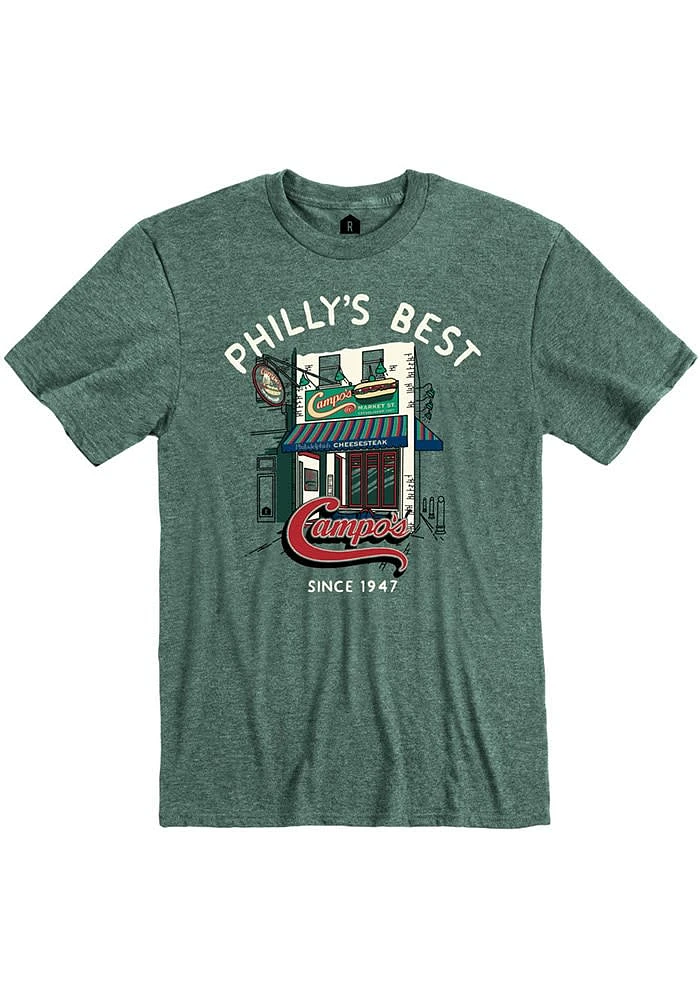 Rally Philadelphia Green Store Front Short Sleeve Fashion T Shirt