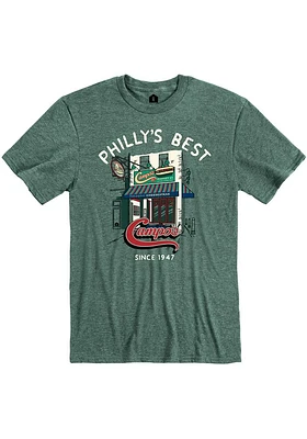 Rally Philadelphia Green Store Front Short Sleeve Fashion T Shirt