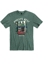 Rally Philadelphia Green Store Front Short Sleeve Fashion T Shirt