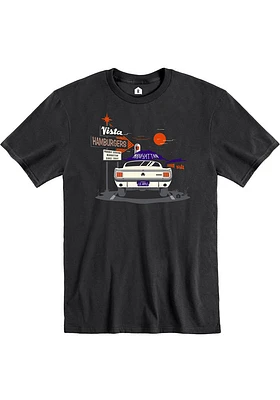 Rally Manhattan Black Vista Hamburgers Short Sleeve T Shirt