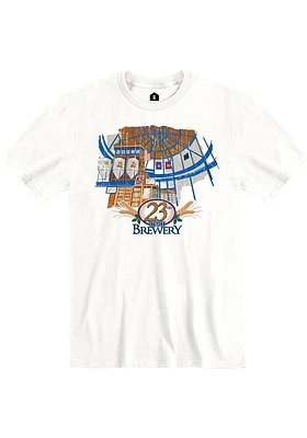 Rally Lawrence White Atrium Building Short Sleeve T Shirt