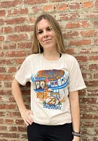 Rally Lawrence Oatmeal Atrium Building Short Sleeve Fashion T Shirt