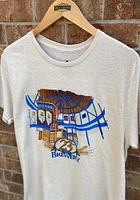 Rally Lawrence Oatmeal Atrium Building Short Sleeve Fashion T Shirt
