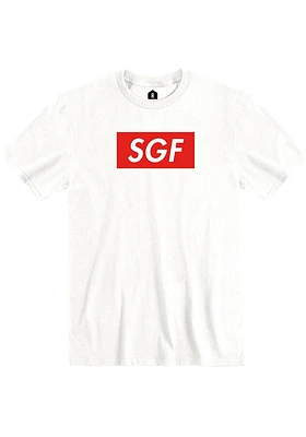 Rally Springfield White Boxy Short Sleeve T Shirt