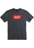 Rally Springfield Grey Boxy Short Sleeve Fashion T Shirt