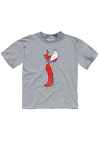 Wichita Toddler Grey Flag Keeper Short Sleeve T-Shirt