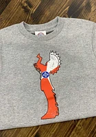Wichita Toddler Grey Flag Keeper Short Sleeve T-Shirt