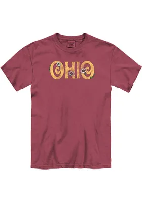 Ohio Women's Brick Floral Comfort Colors Unisex Short Sleeve T-Shirt