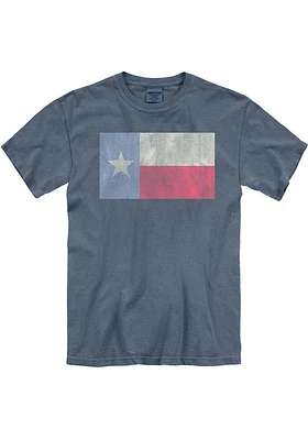 Texas Womens Blue State Flag Short Sleeve T-Shirt